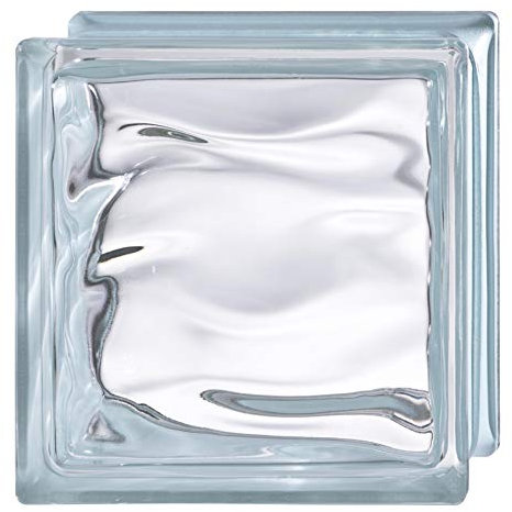 Bloque de vidrio Bormioli Rocco Agua Reflejos Polinesia | cm 19x19x8 | Unidad de venta 1 caja de 6 pzas