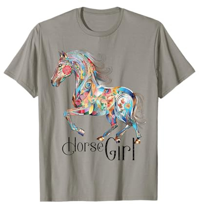 Horse Girl - Just A Girl Who Loves Horses, Horseback Riding T-Shirt