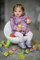 Anano Reborn Babypuppe Mädchen Wie EIN Echtes Baby 24 Zoll 60cm Lebensecht Kleinkinder Puppe Weich Körper Realistisch Reborn Silikon Baby Puppen Blaue Augen Mit Blondem Haar