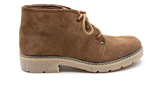 SEGARRA - Botas para el campo, fabricadas en piel con cierre de cordones y suela de goma, para: Hombre color: TABACO talla:39