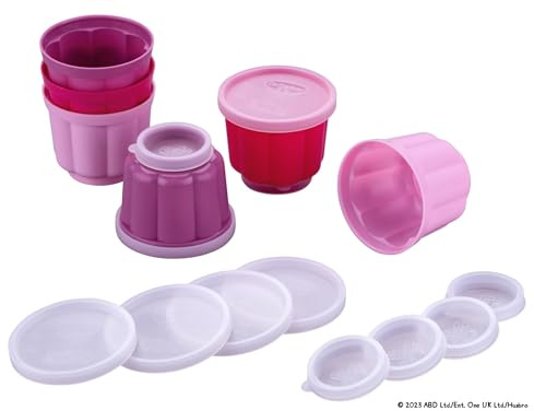 Dr. Oetker Puddingformar med 2 lock Peppa Pig vardera – perfekt för bakning med barn och fans av Peppa Gris, perfekt för barns födelsedagar – 6 stycken, rosa
