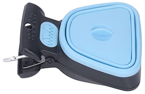 Taidda Paletta Portatile per Escrementi di Cani, Paletta Portatile per Escrementi di Cani, per Cuccioli, Piccola e Leggera, Espande Il 50% di Spazio in più con Sacchetto della Spazzatura (Blue)