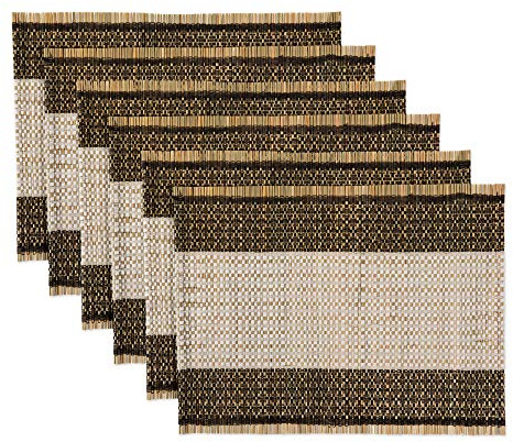 DII Urban Cactus Kitchen Collection, Placemat Set, Urban Reed, 6 Piece