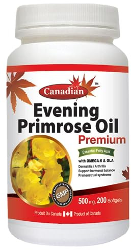 Nutridom Evening Primrose Oil Omega-6 & GLA 500mg 200Softgels