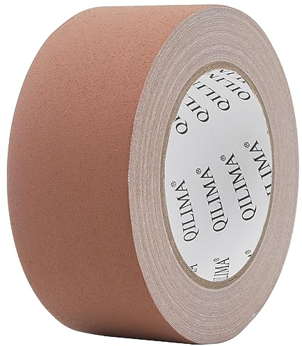 QILIMA Professional Matte Gaffer Tape Brown 50mm x 27m Non-Reflective, Easy to Rip Gaffers Tape