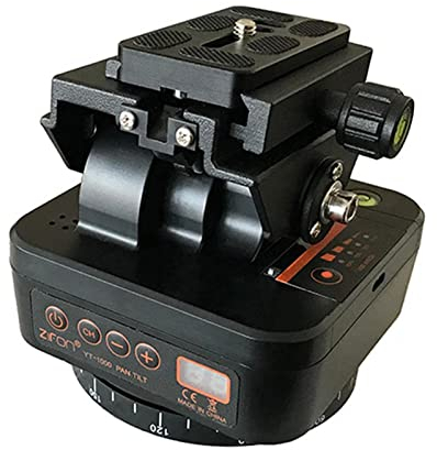 zalati Testa del treppiede panoramica motorizzata con telecomando rotante per fotocamere DSLR Action Cameras
