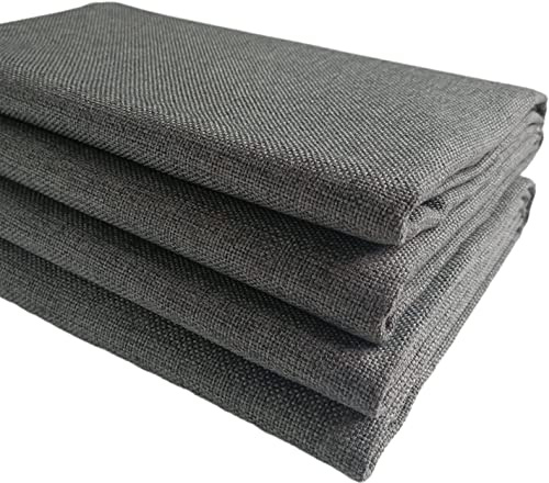Thick Linen Type Cloth Fabric Sofa Chair Upholstery Material (Dark Grey, 2 Yard (57x 72 inch))