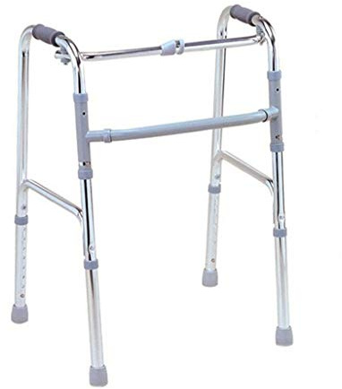 Telaio da passeggio ultra stretto- Passeggini pieghevoli leggeri- Per disabili o fratture per anziani- Manico regolabile in altezza ed ergonomico