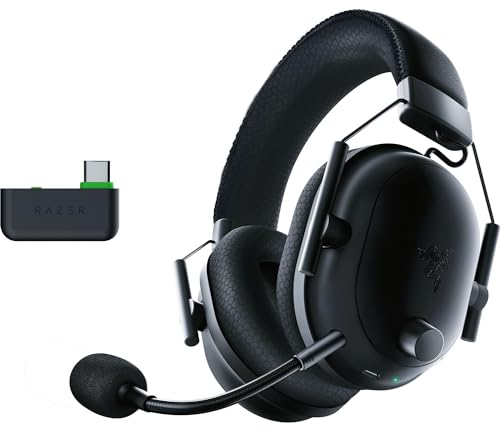 Razer Blackshark V2 Pro (Xbox) - Auriculares E-Sports Inalámbricos de Consola para Xbox S|X & One (Triforce de 50mm, HyperSpeed Wireless 2,4 GHz, Micrófono Desmontable HyperClear) Negro