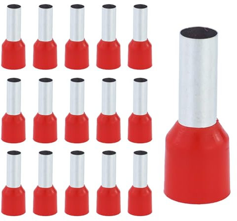Lot de 110 embouts de câble 10 mm² - Embouts de câble isolés pour connexion de fils (10 mm² x 12 mm)