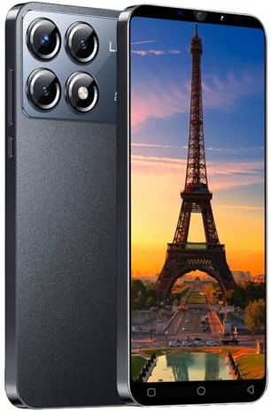 CatCalls X6Pro Mobile Phone, 5.0 IPS Display, 16GB Expandable to 128GB, Dual SIM Free Unlocked, Dual Camera, WIFI/Bluetooth/Face ID Cheap Phone(Black)