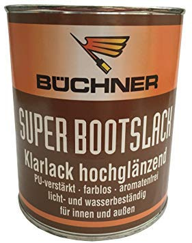 Büchner Superbootslack/Klarlack, hochglänzend, 250 ml, PU Verstärkt