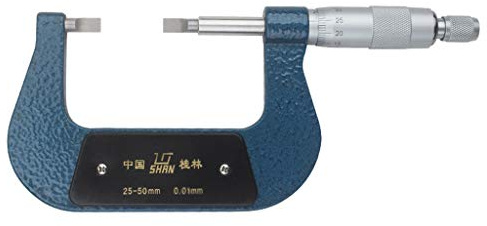 XCC hsj Micromètre de micromètre de diamètre extérieur 25-50mm / micromètre micromètre micromètre de micromètre 0,01 mm micromètre micromètre micromètre micromètre Mesure