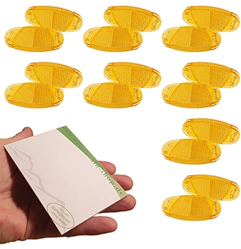 varivendo Notizblock + 16er Set HundB Reflektoren New-2 Fahrrad Katzenaugen Speichenreflektoren Speichen Fahrradreflektoren