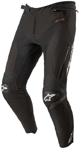 Alpinestars T-SP R Drystar pantaloni tessili moto impermeabili, nero, S