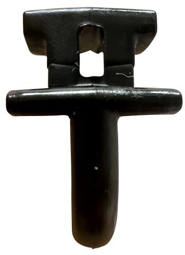 rewagi 100 feltrini girevoli – Ganci per tende a incastro/gancio pieghevole PIR – bianco, nero per binari per tende, listello per tenda, scanalatura 5,8 – 6,3 mm (nero)