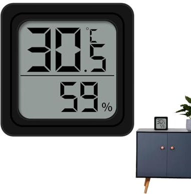 Igrometro digitale per interni - Termometro e igrometro domestico | Monitoraggio accurato della temperatura domestica | misuratore di umidità per la camera da letto di casa | Sensore di umidità