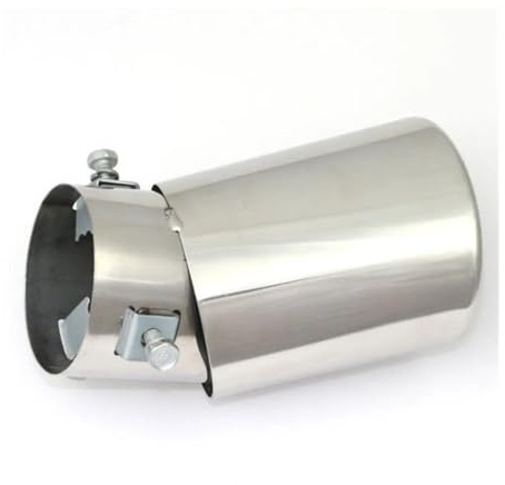 Puntas De Silenciador E&scape Para Coche Embellecedor Tubo Acero Inoxidable Revestimiento Trasero Modificado Accesorios Escape Salida Única