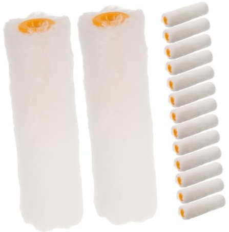 Gatuida 15 Piezas De Fundas Para Rodillos De Pintura De Algodón Mini Rodillos Para Pintar Pequeños Para Pintar Fundas De Repuesto Para Mini De Pintura