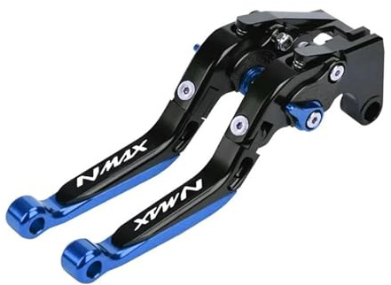 Moto Freno Manija Palancas De Freno Y Embrague Para Motocicleta Para NMAX155, NMAX125, NMAX 155 125, Ajustables En Seis Niveles Palanca Maneta Embrague(Color 1)