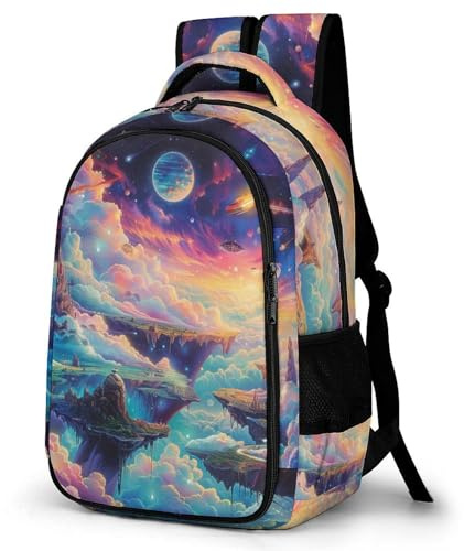 Sac d'École Cosmos Primaire CE1 CE2 Fille Garçon Sac à Dos Planète 8-13 Ans Cartable Léger Grand Format pour École Voyage Loisirs, Backpack Rentrée Scolaire et Cadeau
