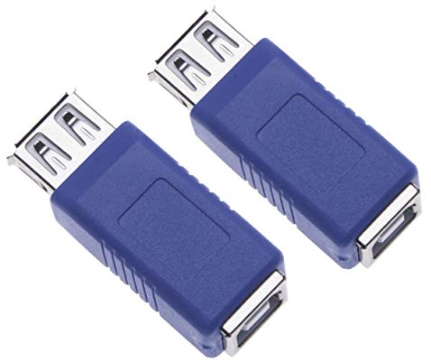 Keple 2 adattatori USB 2.0 a USB tipo B femmina, per stampanti e convertitori, per computer e laptop, confezione da 2