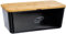 KESPER | Brotbox, Material: Melamin, Bambus, Maße: B: 34 x T: 18 x H: 14 cm, Farbe: Schwarz, Braun | 58091
