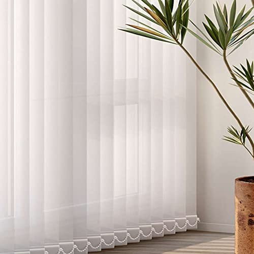 NIANXINN Store Lamelle Vertical,Stores Verticaux Occultants,Rideau de Fenêtre D'intérieur de Décor Protection UV Isolé Thermique de Tissu de Lamelle,Personnalisée Couleur (W100xH160cm(39x63in))