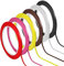 Klebestreifen Bunt 6 Rollen Whiteboard Klebeband，Chart Tape Artist Tape Marking Masking Tape Modellbau Whiteboard Linien 6 Farben Sortiert 3mm Breite Whiteboard Tape Für Schule, Büro Und Zuhause
