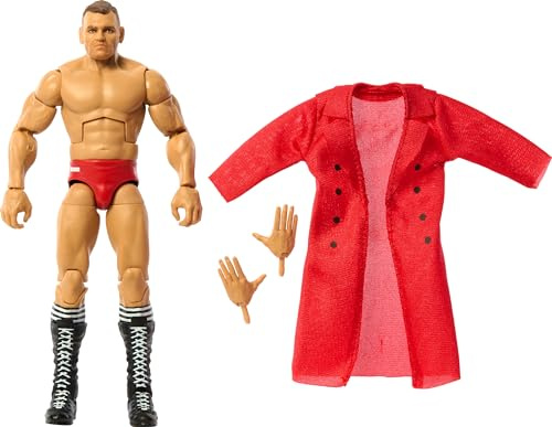 Mattel WWE Elite Collection Top Picks - Juego de Figuras de acción y Accesorios, Gunther Coleccionable de 6 Pulgadas con articulación y Piezas Intercambiables