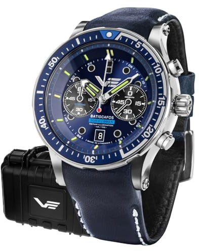 Vostok Chistopol Taucheruhr, Miyota 6S21, Edelstahl 316L, Blau, 49,7 mm, wasserdicht bis 300 m