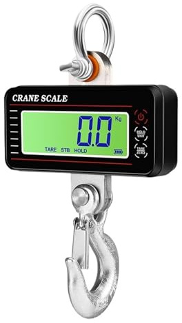 Báscula De Grúa Digital, Báscula De Grúa Resistente con Control Remoto De 65 Pies, Báscula Colgante Digital De 1500 Kg/500 Kg, Pantalla LCD/Led, Básculas De Gancho Industriales, Pa,LCD 1500kg-black-A
