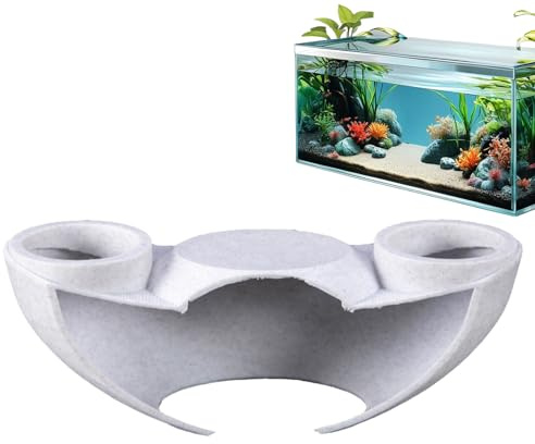 Fish Tank Caves, Fish Tunnel for Aquarium, Underground Tunnel, Aquariums Decor Cave, Breeding Protector, Sanctuary Aquariums Cave for Fishs Tank Toy Ornament