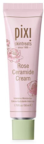 Pixi Beauty Rose Ceramide Cream | Crème Visage Riche à l’Huile de Rose, Céramide NP et Probiotiques | Hydratation Intense et Peau Souple | 50 ml / 1,7 fl oz