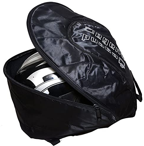 DEGEND | Sac Casque de Moto pour Hommes et Femmes - Sac à dos pour Casque de Moto avec Doublure Anti-Rayures et dos Rembourré - Accessoires de Moto - Taille unique Noir