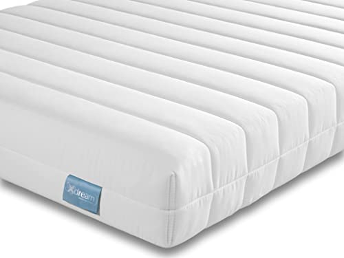 XDREAM Pure 7-Zonen Matratze 100x200cm | Ergonomische Kaltschaummatratze | Öko-TEX® | Härtegrad H3 (H3) I Hypoallergen & Antibakteriell | 11 cm hoch 100 x 200 cm
