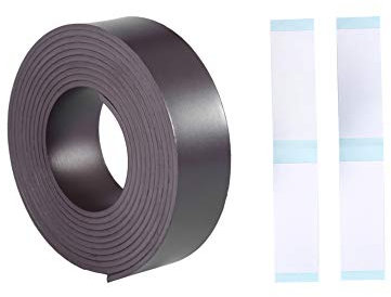 Beufee Bande magnétique, Bande Murale magnétique, Bandes de délimitation magnétiques pour aspirateur, Bande magnétique, marqueur de Robot pour Accessoires de Balayage de Sol