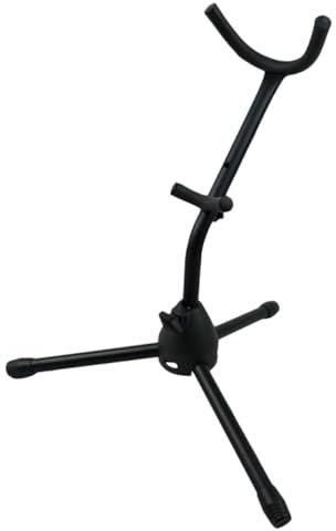 VICASKY Saxophonständer Aus Stahl Mit Rutschfestem Dreibein Tragbarer Saxophone Holder Für Altsaxophon Tenorsaxophon Und Klarinette Ergonomischer Saxophone Ständer Für Zuhause Und Musikunt