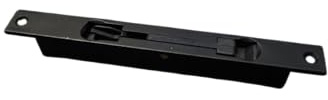 Catenaccio a Leva per Porta o Finestra in Alluminio – Lunghezza 14 cm o 16 cm – Paletto di Chiusura a Incasso per Infissi in Alluminio (16 cm)