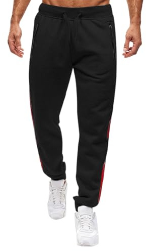 Generiska joggingbyxor för män, träningsbyxor, sweatbyxor, vinter, långa byxor, breda säckiga sportkläder med dragsnöre, bomull, elastisk midja, stretch, vida ben, cargo, sport, grå byxor, löparbyxor