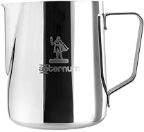 Aeternum, La Divina Re Inox, Bricco Latte, Capacità 600 ml, Non adatto all'Induzione, Acciaio Inox, Argento