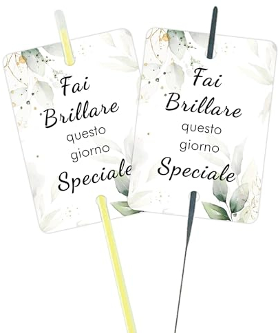 Confezione da 100 etichette per matrimonio con stelle scintillanti, eucalipto, decorazioni per matrimoni per stelle fluorescenti scintillanti e luminose, per rendere splendente questo giorno speciale