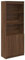 vidaXL Highboard Braun Eichen-Optik 70x35x180 cm Holzwerkstoff, Schrank, Lagerschrank, Schrank hoch, Beistellschrank, hoher Schrank, Schrank mit Tür