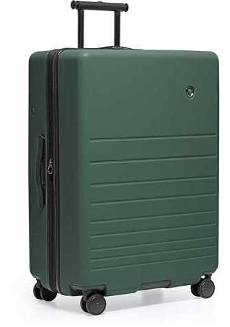 Traveler's Choice Markham Hardside Expandable Luggage with Hinomoto Spinner Wheels, 26-Inch Medium, Green