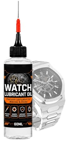 Urverksolja - 60ml Syntetisk Långvarig Smörjolja,Syntetisk Klockolja - för Hemmets Verkstad, Vardagliga Urmakare, Tekniker, Horologi, Hobbyutövare