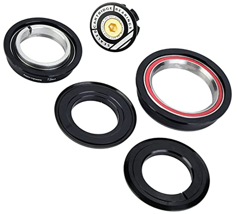 Generic 4456ST Fahrrad KONISCHER GERADE VORDERGABEL-STEUERSATZ 44 MM 56 MM CNC AL6061 T6 HOCHWERTIGER Fahrrad-STEUERSATZ, Generica0b12tcxnw