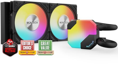 Kit Watercooling AIO Montech HyperFlow RGB - 240mm (Noir)