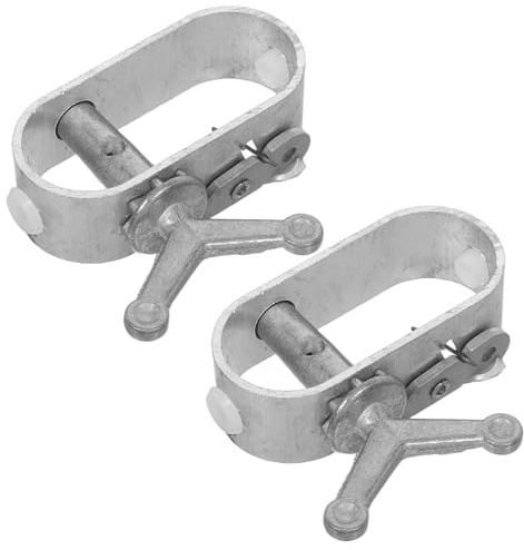 Uonlytech Lot de 2 Tendeurs de Câble en Acier Galvanisé, Outil de Serrage de Fil pour Clôture et Jardin, Pinces Serrage-câble Robustes et Pratiques pour Tension de Fil et Fixation