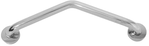 SKISUNO Safety Handrail 46.5Cm Stainless Steel Anti-Slip Bathroom Grab Bar Wall Mounted for Seniors and Disabled in Shower and Bathtub