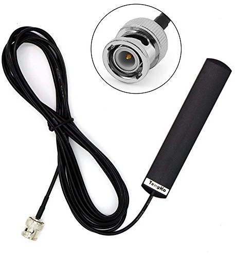 TengKo Scanner Antenne Two Way Radio BNC Glass Mount Mobile Full Band 30MHz - 1200 MHz